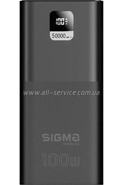 ������� ������������� Sigma X-power SI50A6QLX 50000mAh PD 100W black (4827798741313)