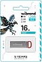  Wibrand 16GB Falcon Silver-Red USB 2.0 (WI2.0/FA16U7R)