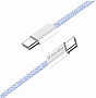 ���� ������ ColorWay USB-C to USB-C 1.0m 60W 3.0� purple (CW-CBPDCC061-PU)