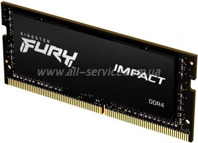     SoDIMM DDR4 32GB 3200 MHz Fury Impact Kingston Fury (ex.HyperX) (KF432S20IB/32)