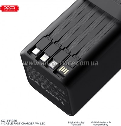 ������� ������������� XO 50000mAh PD 20W black (XO-PR286-BK)