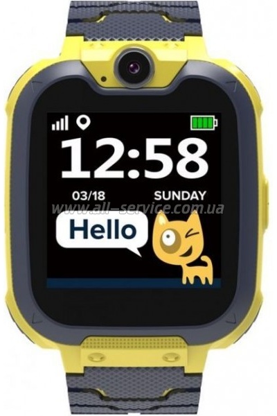- Canyon CNE-KW31YB Kids smartwatch Tony, Yellow-Grey (CNE-KW31YB)