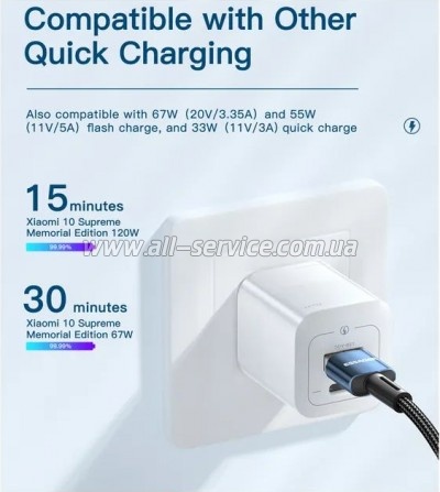 ���� ������ USB 2.0 AM to USB-C 1.0m 120W blue Essager (EXC120-CG03-P)