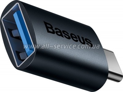 ������� OTG USB 3.1 AF to USB-C blue Baseus (ZJJQ000003)