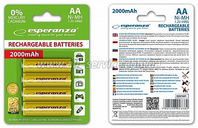 ����������� ESPERANZA Ni-MH AA 2000 mAh (EZA104Y)