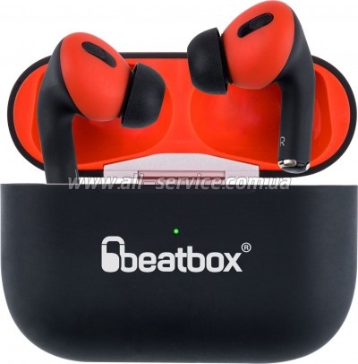 �������� BeatBox PODS PRO 1 Wireless Charging Black-Red (bbppro1wcbr)