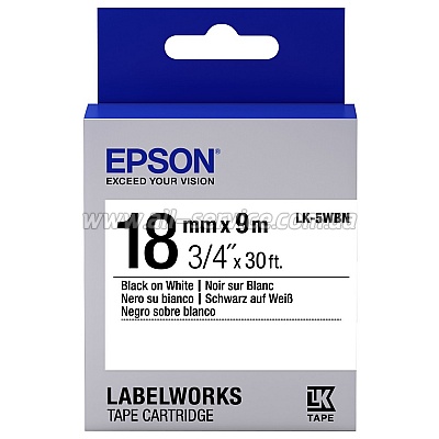 Картридж Epson LK5WBN LW-400/ 400VP/ 700 Std Blk/Wht 18mm/9m (C53S655006) Картридж Epson LK5WBN LW-400/ 400VP/ 700 Std Blk/Wht 18mm/9m (C53S655006)