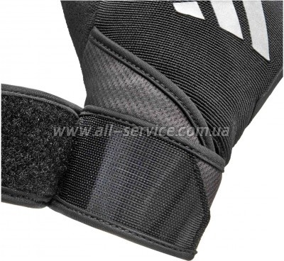    Adidas Wrist Wrap Training Gloves ADGB-15051 Black S (885652026208)
