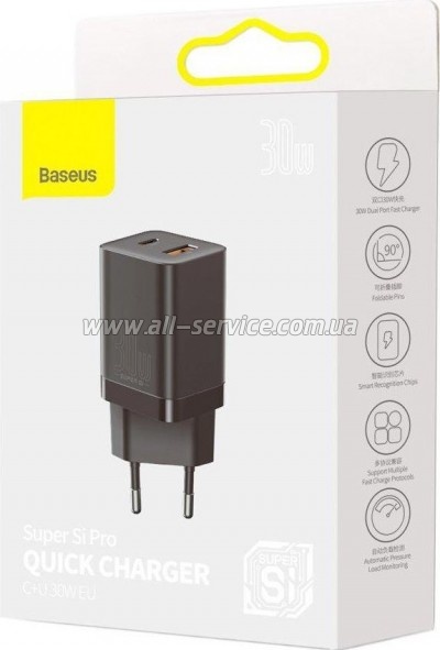 �������� ������� Baseus Super Si Pro 30W black (CCSUPP-E01)