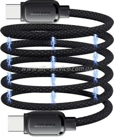 ���� ������ USB-C to USB-C 1.0m 100W black Essager (EXCTT1-TD01-P)