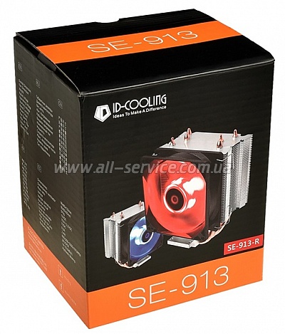  ID-Cooling SE-913-R PWM, 122x99x85, 4-pin PWM  .