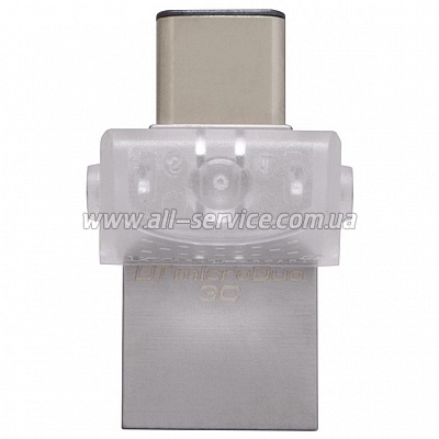 ������ 32GB Type-C Kingston DT Micro Metal Silver (DTDUO3C/32GB)