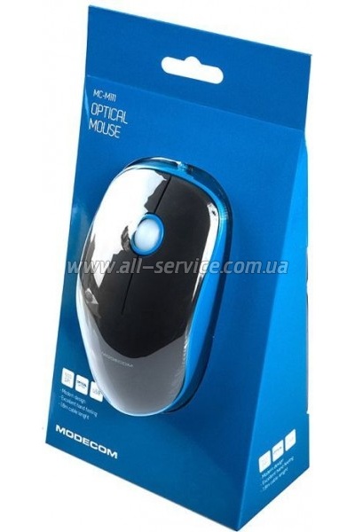  Modecom MC-M111 USB Blue-Black (M-MC-M111-140)
