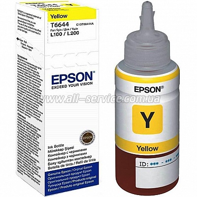  Epson L100/ L200/ L300 yellow (C13T66444A)
