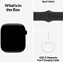 - Apple Watch Series 10 GPS 46mm Jet Black Aluminium Case with Black Sport Band - M/L (MWWQ3QH/A)