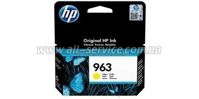  HP 963 Officejet Pro 9010/ 9013/ 9020/ 9023 Yellow (3JA25AE)