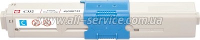 �����-�������� BASF OKI C332/ MC363 ������ 46508735 Cyan (BASF-KT-46508735)
