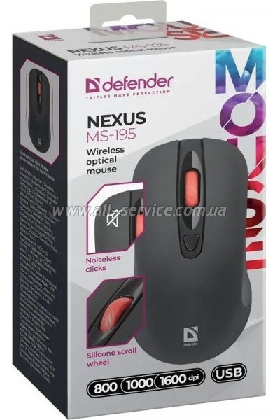 ����� Defender Nexus MS195 Black (52195)