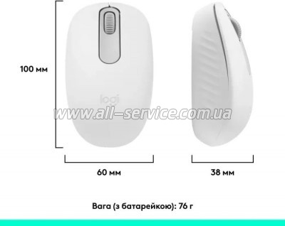  Logitech M196 Bluetooth Off-White (910-007460)