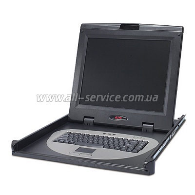 APC 17" Rackmount Keyboard Monitor Mouse, russian (AP5017R)