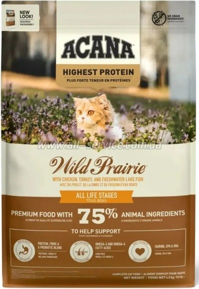     ACANA Wild Prairie Cat 4.5  (0064992714581)