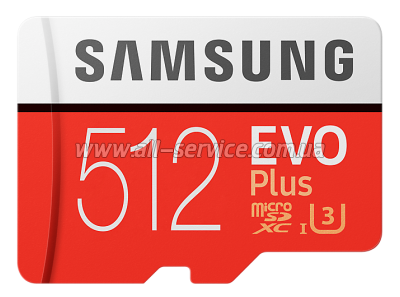   512GB Samsung microSDXC EVO Plus Class 10 UHS-I U3 (MB-MC512GA/RU)