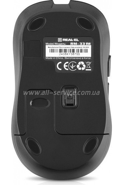 REAL-EL RM-331W Wireless Black (EL123200044)