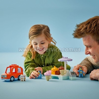 ����������� LEGO DUPLO Bluey ����������� � ��������� � ���� (10458)