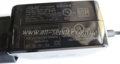 ���� ������� � �������� ASUS 33W Eeebook 19V 1.75A ������ USB-special (ADP-33AWAD / A40259)