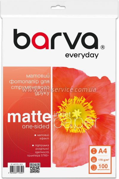  Barva Everyday Matte 170/ A4 100 (IP-AE170-323)