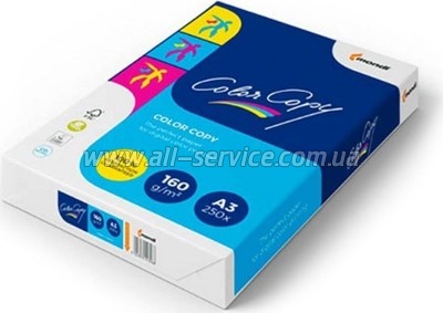 Бумага Mondi Color Copy A3 160 г/м 250л (16380) Бумага Mondi Color Copy A3 160 г/м 250л (16380)