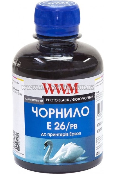 Чернила WWM 200г EPSON Expression Premium XP-600/ XP-605/ XP-700 Photo Black (E26/PB) Чернила WWM 200г EPSON Expression Premium XP-600/ XP-605/ XP-700 Photo Black (E26/PB)