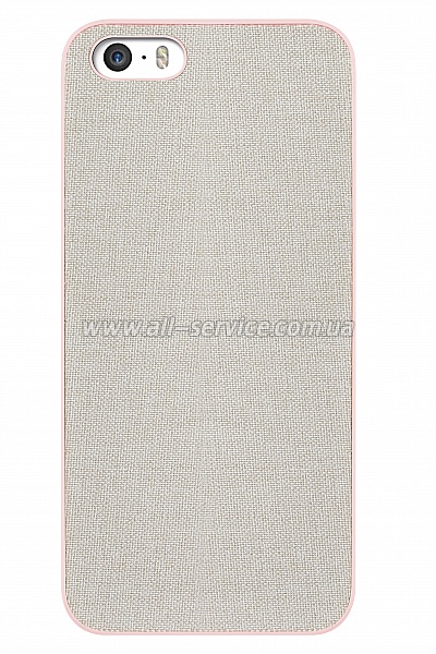  OZAKI O!coat-0.3+Canvas iPhone 5/5S Pink OC543PK