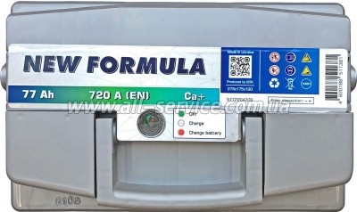   NEW FORMULA 77Ah  (-/+) 720EN (5772204209)