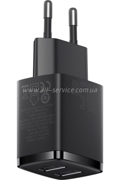 �������� ������� Baseus Compact 2U Black (CCXJ010201)