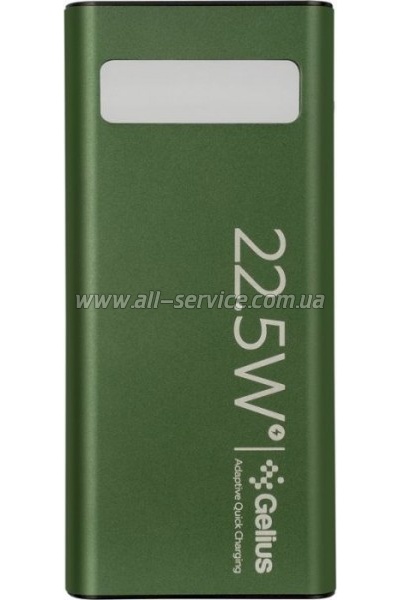   Gelius Lightstone GP-PB300 30000mAh QC+PD (22.5W) Green (00000090465)