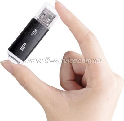  Silicon Power 64GB USB 3.0 Blaze B02 Black (SP064GBUF3B02V1K)