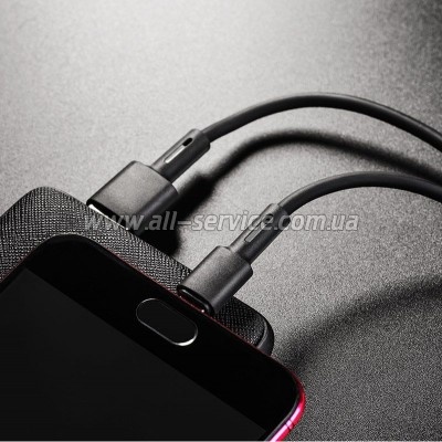 ���� ������ USB 2.0 AM to Micro 5P 1.0m 2.4A silicone BX31 black BOROFONE (6931474710376)