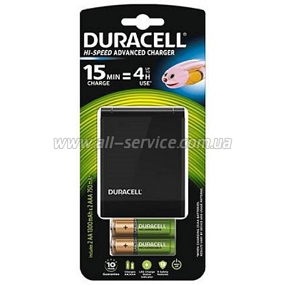     Duracell CEF27 + 2 rechar AA1300mAh + 2 rechar AAA750mAh (5001374)