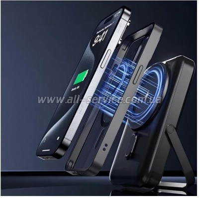   Choetech Magnetic Wireless 10000mAh Black (B743-CCBK)
