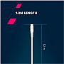 ���� ������ USB 2.0 AM to USB-C 1.2m 18W White Canyon (CNS-AC18SC12W)
