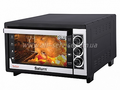 Электрическая печь Saturn ST-EC10712 Black Электрическая печь Saturn ST-EC10712 Black