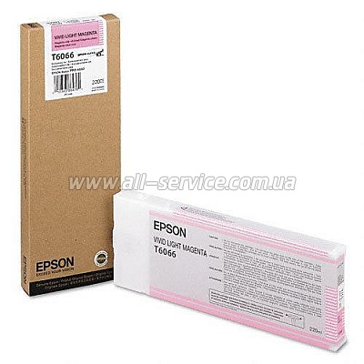 Картридж Epson StPro 4880 vivid light magenta, 220мл (C13T606600)