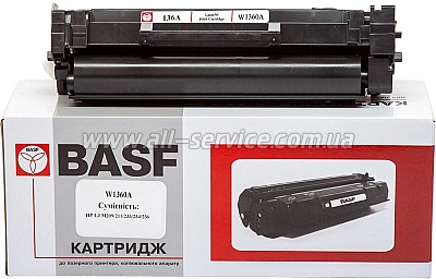 Картридж BASF HP LJ M211/ M212/ M23 аналог W1340A/ 1350A/ 1360A/ 1370A (BASF-KT-W1360A) Картридж BASF HP LJ M211/ M212/ M23 аналог W1340A/ 1350A/ 1360A/ 1370A (BASF-KT-W1360A)