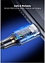 ���� ������ USB 2.0 AM to USB-C 0.25m 3A aluminum braid nickel plating black Ugreen (60124)