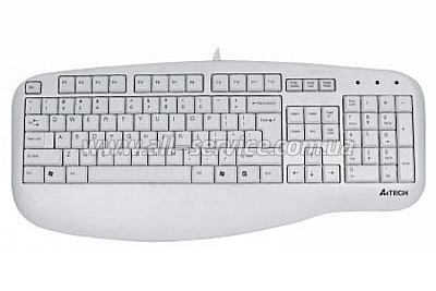 Клавиатура A4Tech KL-30 USB white Клавиатура A4Tech KL-30 USB white