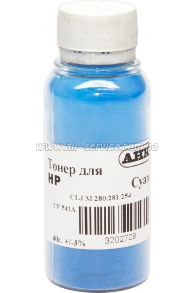 Тонер АНК HP CLJ M254/ M280/ M281 бутль 40г Cyan (3202709) Тонер АНК HP CLJ M254/ M280/ M281 бутль 40г Cyan (3202709)