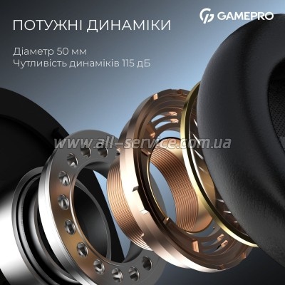 �������� GamePro Asgard Skadi Wireless Black (HSW191B)
