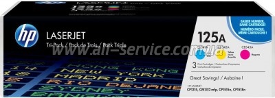   color HP LJ 125A CYM CP1215/ CP1515/ CB541A/ CB542A/ CB543A Tri-Pack (CF373AM)