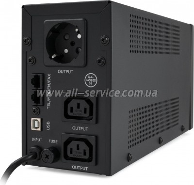  Vinga LED 650VA metal case with USB (VPE-650PRMU)